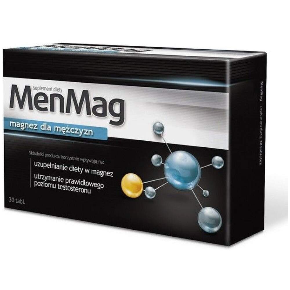 MenMag magnez dla mężczyzn testosteron 30 tab