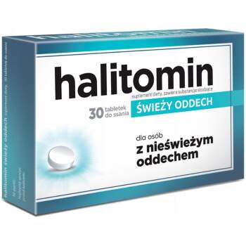 Halitomin tabletki do ssania świeży oddech 30 szt