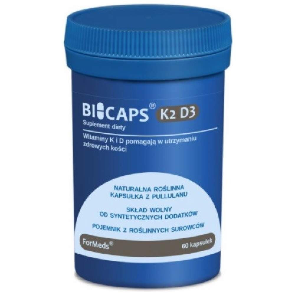 Formeds Bicaps K2 D3 Zdrowe kosci 60 kaps